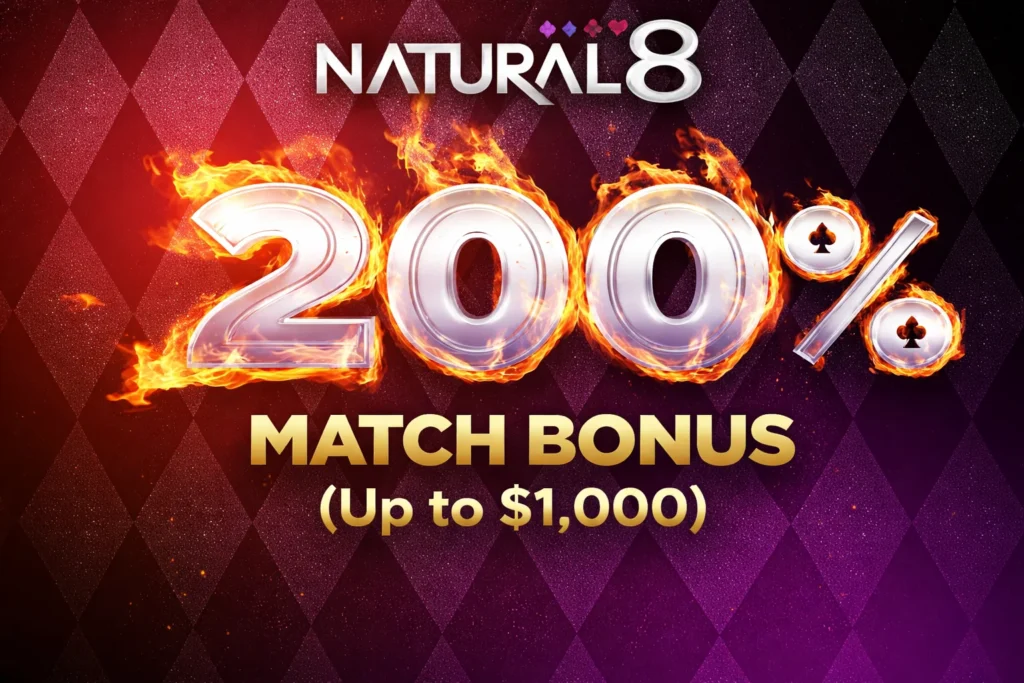 Natural8 200% Match Bonus